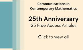 Communications In Contemporary Mathematics