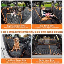 Uk 4 In 1 Dog Car Seat Cover Waterproof