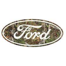 Brands Ford Camo Embossed Tin Sign