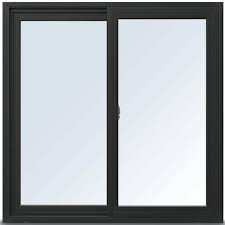 Black Gliding Composite Window
