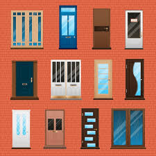 Exterior Doors Vectors Ilrations