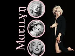 Marilyn Monroe On Black And Pink