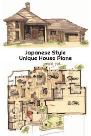 Japanese Style Unique House Plans