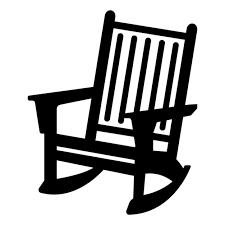 Rocking Chair Logo Icon Simple