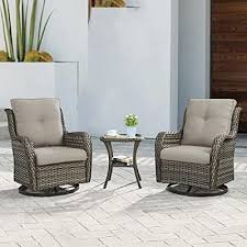 Pugire Outdoor Patio Swivel Rocker