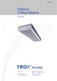 passive chilled beams trox pdf