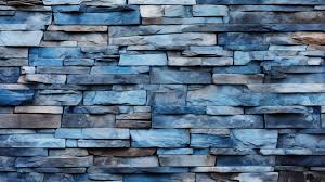 Endless Blue Stone Wall Texture For