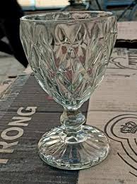 Clear Water Goblet Glass Size 5 5inch