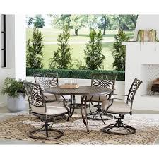 5 Piece Aluminum Outdoor Dining Set