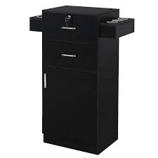 Black Salon Storage Cabinet