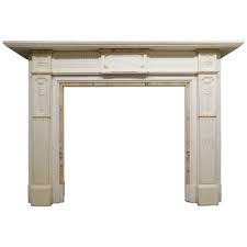 Antique English Fireplace Mantel In