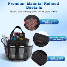 Mesh Shower Caddy Bag Portable Shower