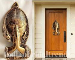 Welcome Namaste Lady Antique Decor