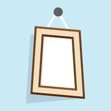 Hanging Picture Frame Vector Images