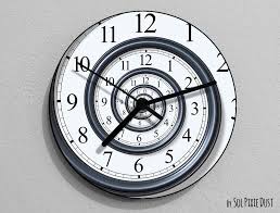 Time Travel Wall Clock Rgb Led 5v