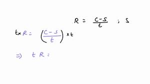 Solved Solve The Formula For The Given