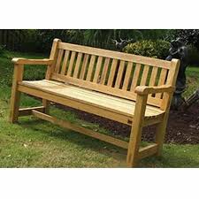 Brown Wooden Park Benches Size 4 Feet