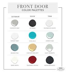 Front Door Color For Instant Curb Appeal