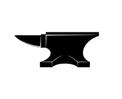 Premium Vector Black Iron Anvil Icon