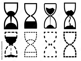Hourglass Icon Set Sandglass Timer
