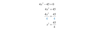 Solving Quadratic Equations With Square