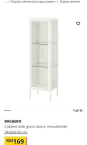 Ikea Cabinet With Glass Baggebo