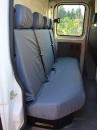 Grey Rear 4 Seater Bench Seat Covers