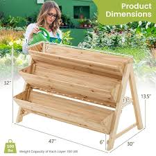 Honey Joy 3 Tier Vertical Garden Bed