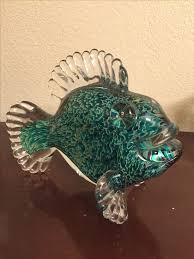 Hand Blown Glass Fish By C C Walters