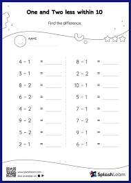 Subtraction Worksheets For 2nd Grade