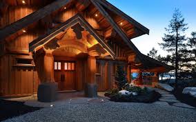 full scribe traditional log home west