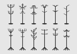 Coat Stand Icons 163207 Vector Art At
