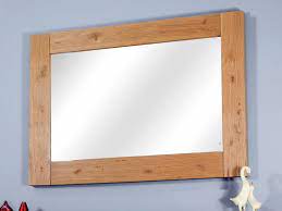 Straight Solid Oak Mantle Mirror