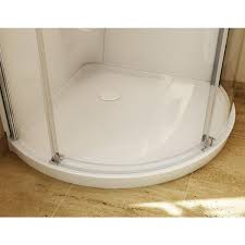 Acrylic Corner Round Shower Stall
