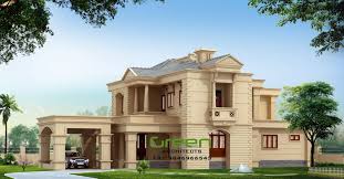 Colonial Style Modern House Elevation