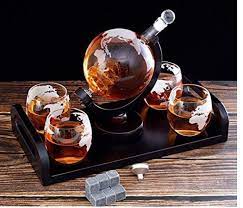 Buy 1000ml Whiskey Decanter Globe Set
