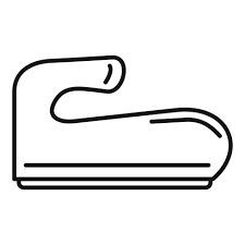 Child Car Seat Icon Outline Style