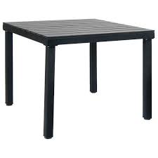 Table With Black Metal Frame And Black