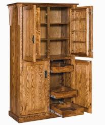 Mission 4 Door Pantry Cabinet From
