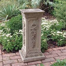 Fl Column Stone Garden Pedestal