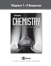 Chemistry Matter And Change Ch 1 4