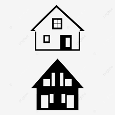 House Flat Icon Vector Outlined Home