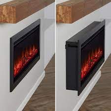 Recessed Electric Fireplace Insert