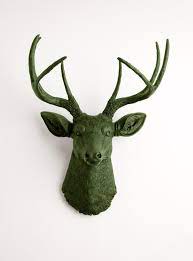 Faux Taxidermy Deer Head Wall Mount The