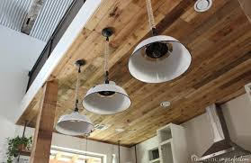 diy reclaimed wood ceiling so