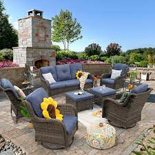 Joyside 8 Piece Wicker Outdoor Patio