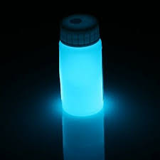 Lume Watch Luminous Powder Blue Glows