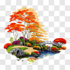 Japanese Garden Ilration