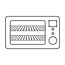 Premium Vector Microwave Vector Icon