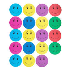 Multi Color Smiley Face Stickers
